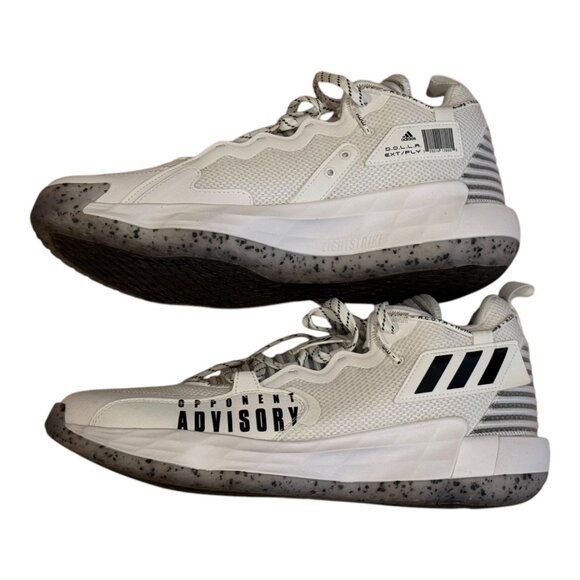 Adidas Dame 7 EXTPLY Basketball Shoes Mens Sneakers New Size 14 H68990 White - Picture 6 of 6